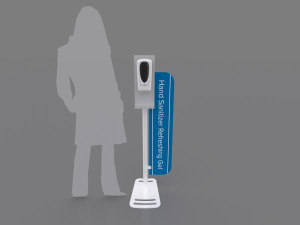 MOD-9001 Hand Sanitizer Stand with Graphic -- Image 2